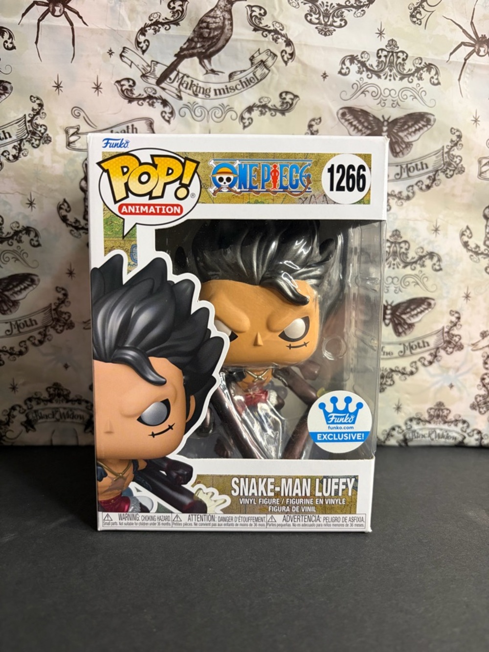 One Piece Snake Man Luffy Funko Pop! Metallic FunkoShop Exclusive 1266